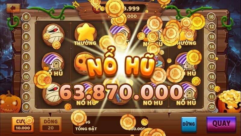 Tỷ lệ nổ hũ hấp dẫn, jackpot khủng